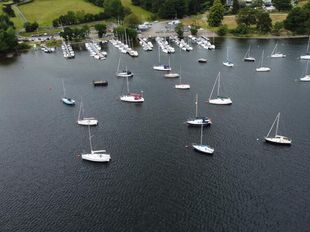 Swinging Mooring on Ullswater, Cumbria