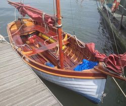 12ft. McNULTY GAFF RIGGED DINGHY - 1980s - Professionally Restored