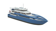 MOC Shipyards High Speed 40m 300 Passenger Ferry 