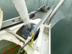 Below deck furling system