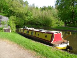 45ft narrowboat on private mooring