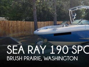 2015 Sea Ray 190 Sport