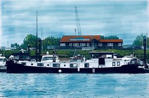 Dutch Barge Klipperaak With Gaff rigged Staysail  - Main Photo