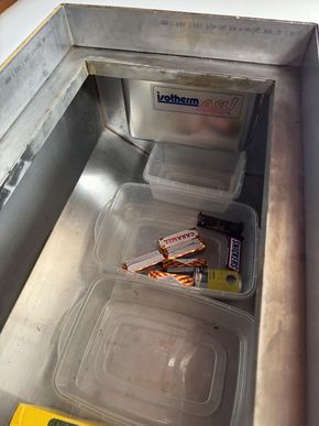 Fridge under chart table