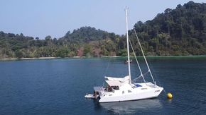 Catamaran for sale in Rebak Marina