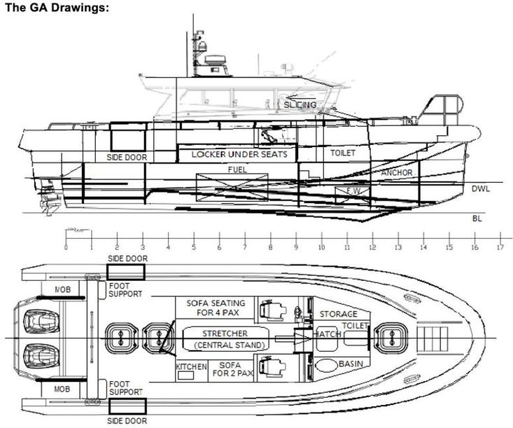 NEW BUILD - 11m Ambulance and SAR boat