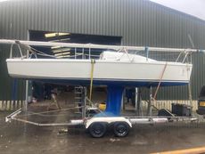 Hunter 707  Sail No.  GBR 7061  " RAMMIE" 