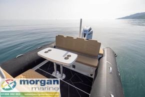 Highfield Sport 800 aluminium RIB - aft table and seating