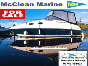 2004 Regal 2465 Commodore Diesel.