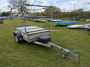 Mersea 6x4 triple stacker box trailer