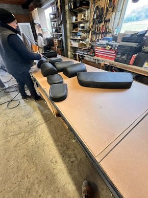 Seats getting Re-done