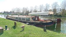 Tjalk with mooring in France SOLD
