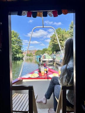 Looking outside