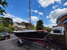 Cornish Shrimper 19 Mk1 outboard with Bramber Trailer.
