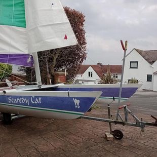 Dart 18 sail no 5682