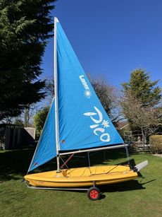 Laser Pico sailing dinghy - Great condition with trolley and cover