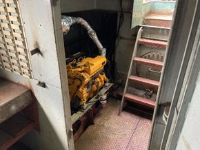 Left side of engine room