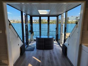 One off Build Motor Catamaran Liveaboard - Looking Aft
