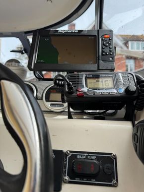 Chartplotter and VHF