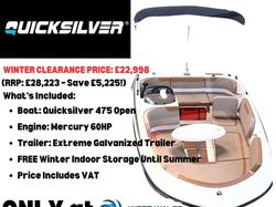 Quicksilver 475 Package SPECIAL CLEARANCE OFFER