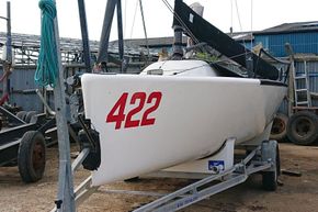 Melges 24 racing yacht - number 422