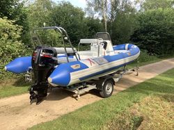 RIB-X RIB 5.75m with De Graaff Trailer
