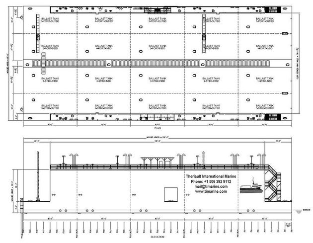 200 FT NEW FLOATING DRYDOCK WITH 3000 TON LIFT CAPACITY