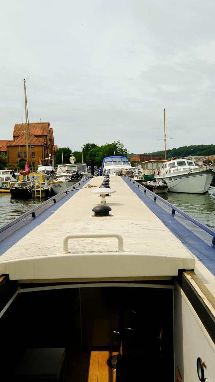 Traditional canal narrow boat