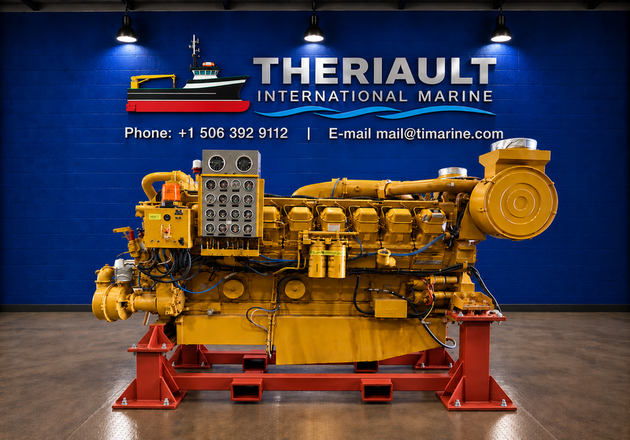 CATERPILLAR 3516 DITA MARINE ENGINE &ndash; 2,200 HP @ 1,800 RPM &ndash; GOOD USED
