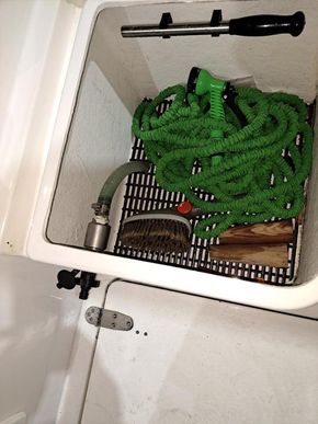 Deckwash outlet