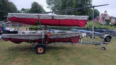 Double stack Trident dinghy trailer