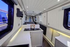 58ft 2021 Cruiser Stern Narrowboat built by Swan Boats with Bow Thrust