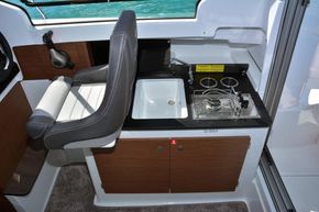Jeanneau Merry Fisher 695 wheelhouse boat - starboard side galley