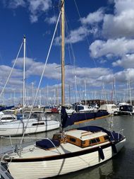 Classic Wooden Sailing Cruiser