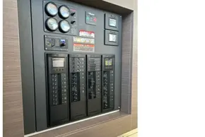 Electrical control panel on 2022 Leopard 42 yacht, featuring gauges and switches.