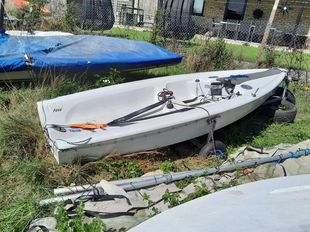 RS Feva - Hull, mast,boom, trolley &pound;300