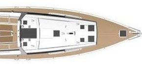 Beneteau Oceanis 45 Deck Plan