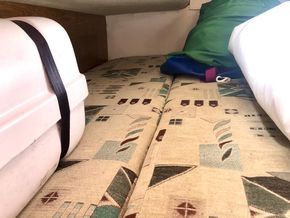 Double berth at stern