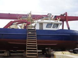 20 Meter Used Workboat With Crane