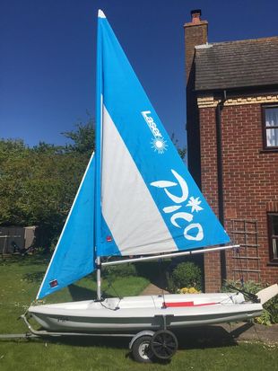 Laser Pico 11647 sailing dinghy on Combi - Used a handful of times