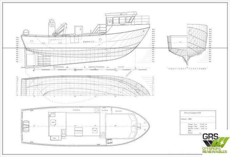 PRICE REDUCED / 16m / 8knts Survey Vessel for Sale / #1078147