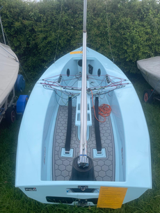 Nearly new Solo racing dinghy No 6132