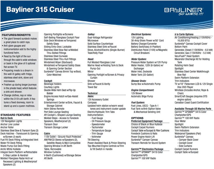 Bayliner 315 Cruiser