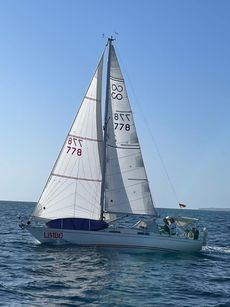 Contessa 32 ready to go , Caribbean sea