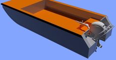 NEW BUILD - 5.5m Aluminium Work Barge (Under construction)
