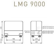 NEW Lombardini LMG9000 8kW 10kVA Single Phase 50Hz Marine Diesel Generator