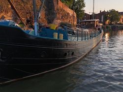 Beautiful Dutch Barge in Bristol Harbour