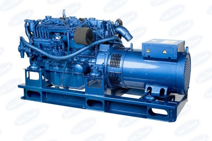 NEW Sole 29GSC 28.4kVA 12V/230V Mini 74 Marine Diesel Generator