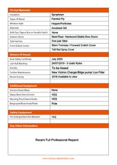 Tollhouse Boat Details Form 3