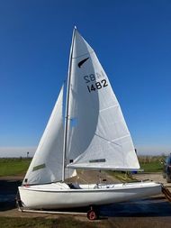 Mk2 Kestrel dinghy sail number 1482